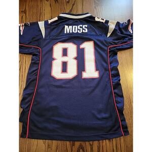 Reebok Randy Moss New England Patriots Football Jersey Youth Large 14-16 Boys
